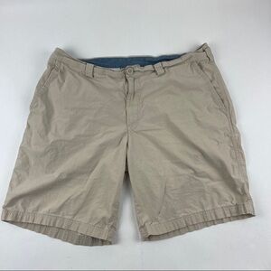Columbia Shorts Mens 36 Tan Flat Front Pockets